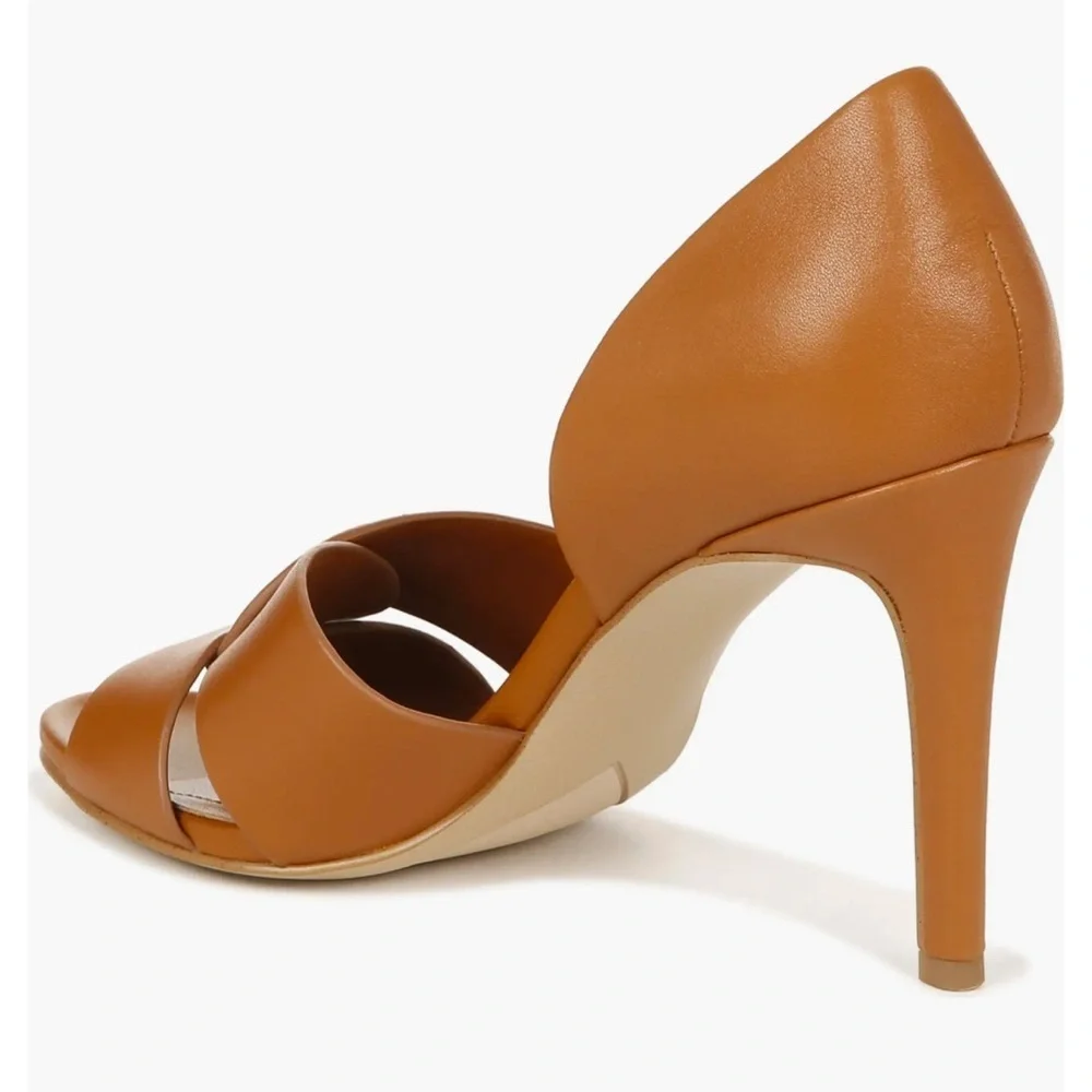 Franco Sarto leather Hanita Pump size 11. Brown/camel color. 3.5” heel. - Picture 6 of 7
